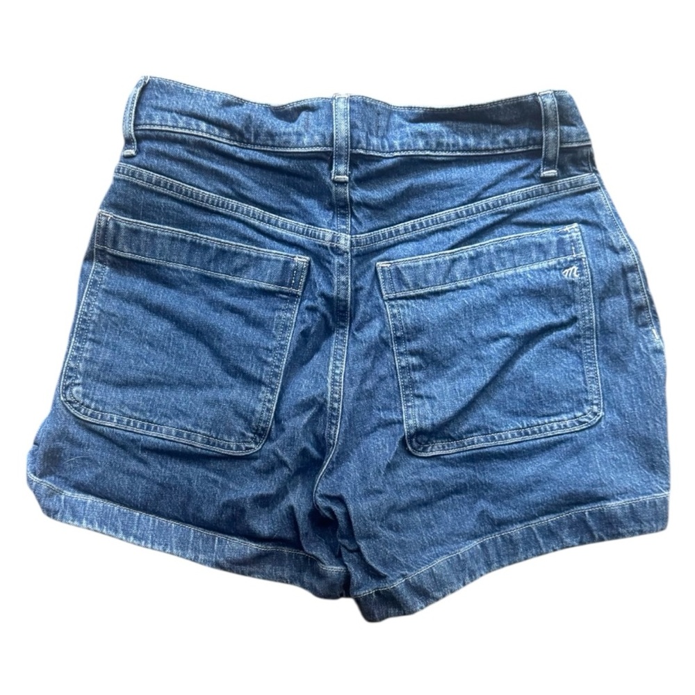 Madewell Blue Jean high waisted Shorts 26 A14 - Picture 2 of 4